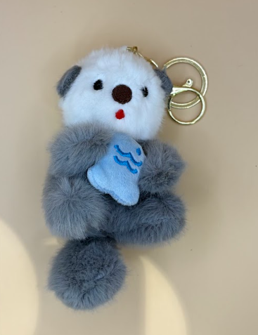 Sea Otter Plush Keychain