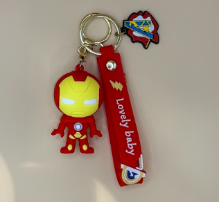 Iron Man Silicone Keychain