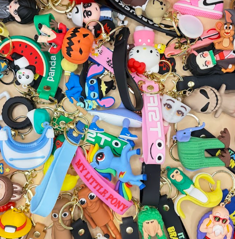 Silicon Fun Keychains