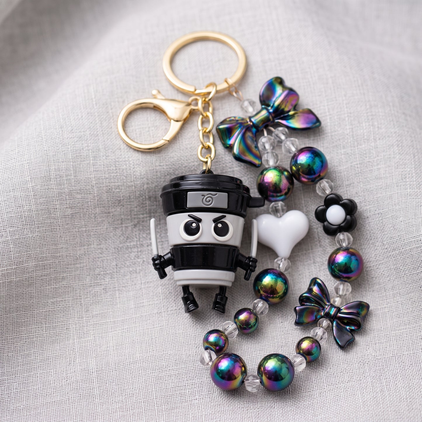 Ninja Resin Bag Charm