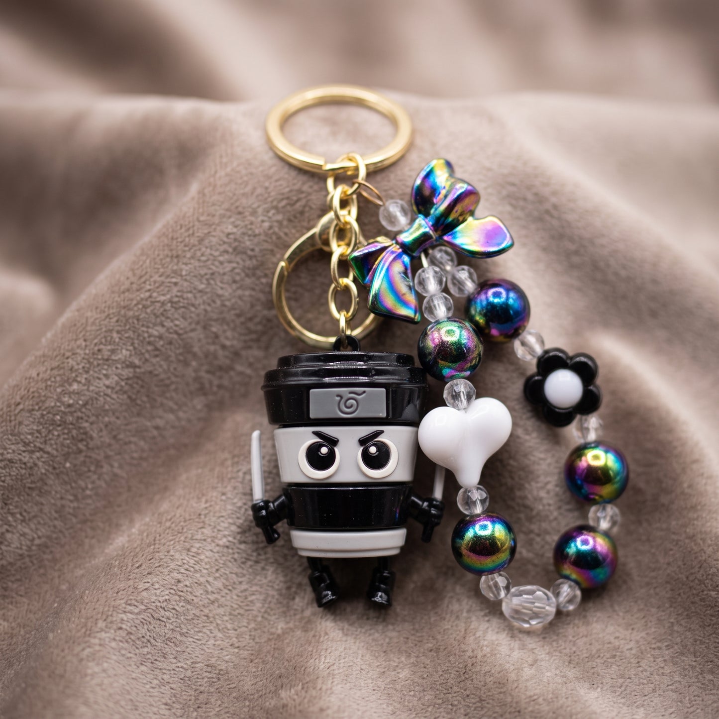Ninja Resin Bag Charm