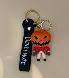 Death Note Pumpkin Keychain