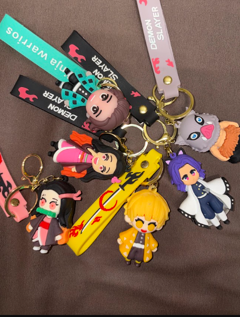 Demon Slayer Silicon Keychain