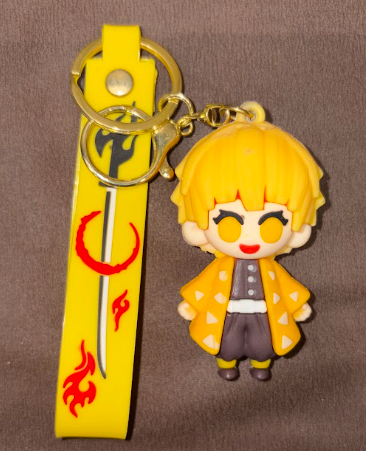 Demon Slayer Silicon Keychain