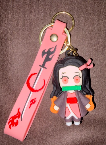 Demon Slayer Silicon Keychain
