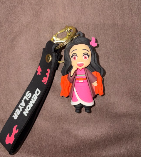 Demon Slayer Silicon Keychain
