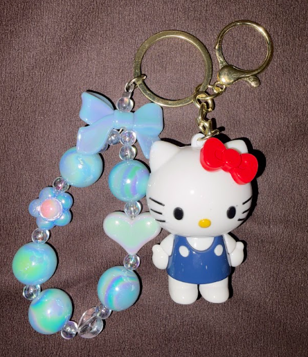 Hello Kitty Beaded Bag Charm
